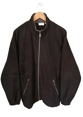 vintage oversize polar hırka ceket