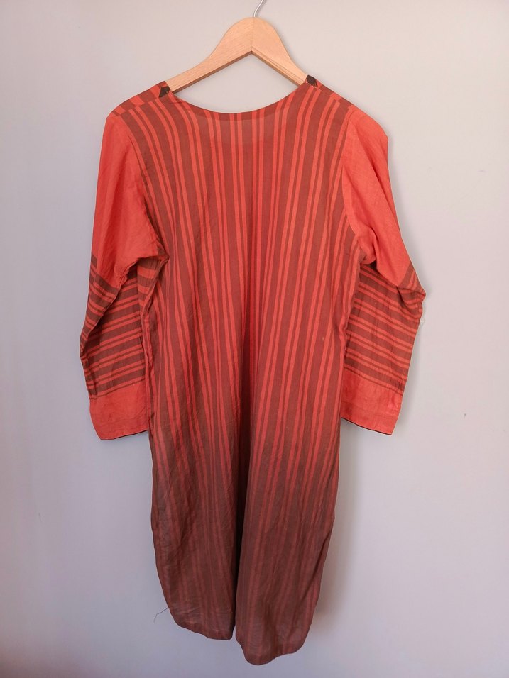 vintage bohem keten plaj tunik elbise - Görsel 4