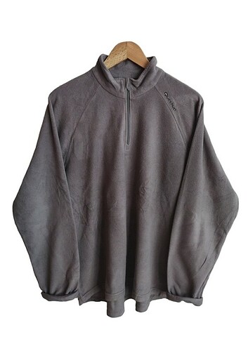Vintage oversize spor polar sweatshirt