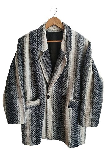 Vintage Oversize kaban mont ceket 