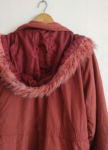 tek beden Beden Vintage oversize uzun ceket mont kaban parka 