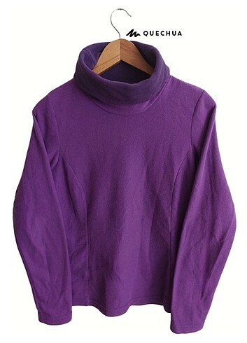 Boğazlı outdoor ince polar sweat kazak 