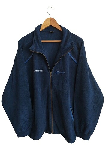 Vintage oversize polar hırka ceket 