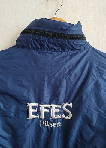 m Beden lacivert Renk Vintage oversize efes pilsen yağmurluk