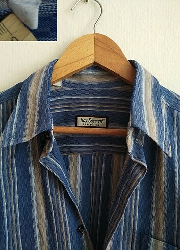 H&M Vintage oversize çizgili gömlek