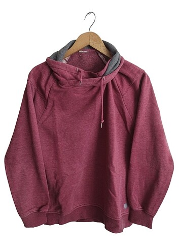 Boru yaka sweatshirt hoodie