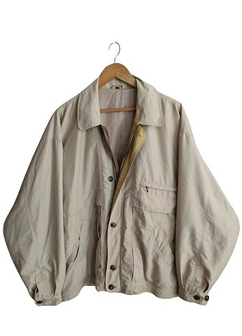 Vintage oversize bomber ceket yağmurluk 