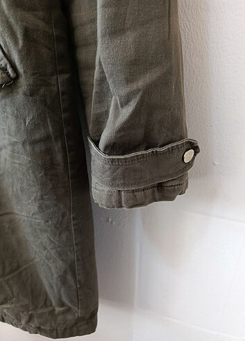 Vintage kapşonlu mont kaban parka  - Görsel 7