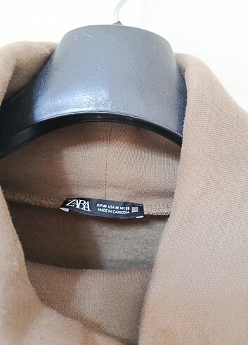 Zara Vintage oversize boğazlı kazak sweatshirt