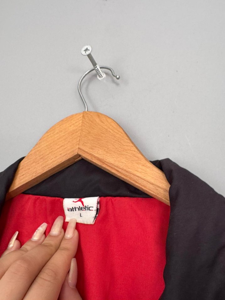 vintage oversize 90s spor yağmurluk ceket - Görsel 4