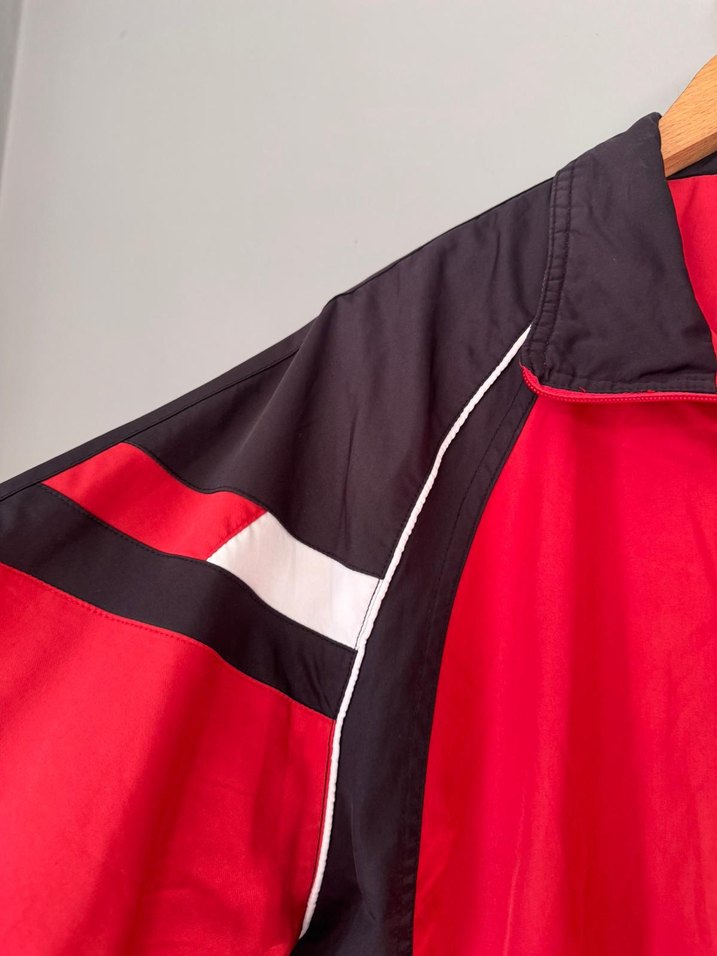 vintage oversize 90s spor yağmurluk ceket - Görsel 5