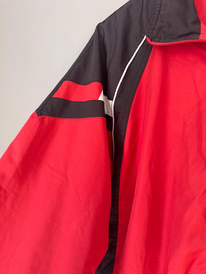 vintage oversize 90s spor yağmurluk ceket - Görsel 3