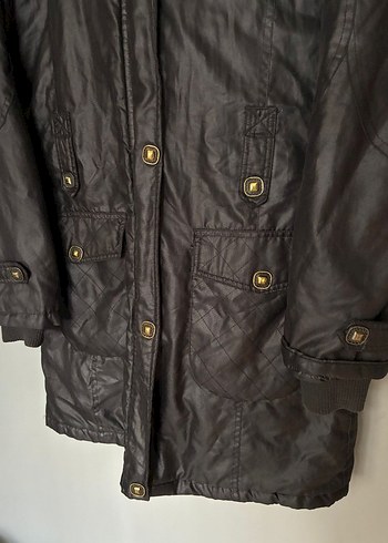 Vintage uzun Parlak  Parka kaban mont 90s - Görsel 8