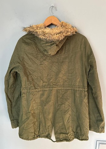 Vintage Y2K Peluş Astarlı Parka mont - Görsel 3