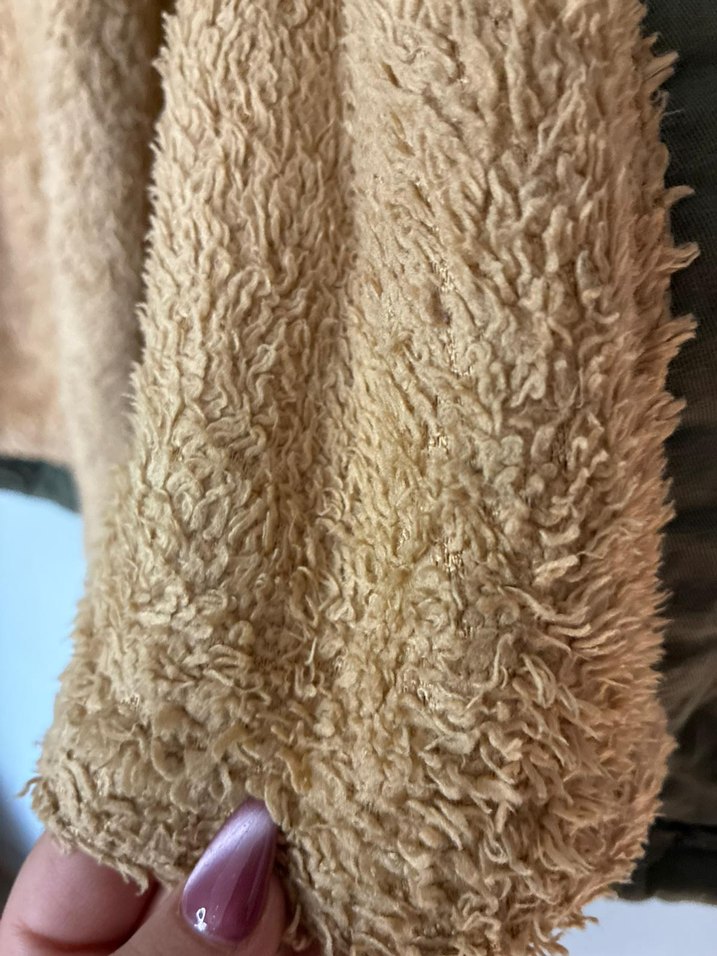 Vintage Y2K Peluş Astarlı Parka mont - Görsel 2