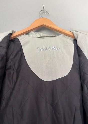 vintage uzun yağmurluk kaban ceket sympatex - Görsel 3