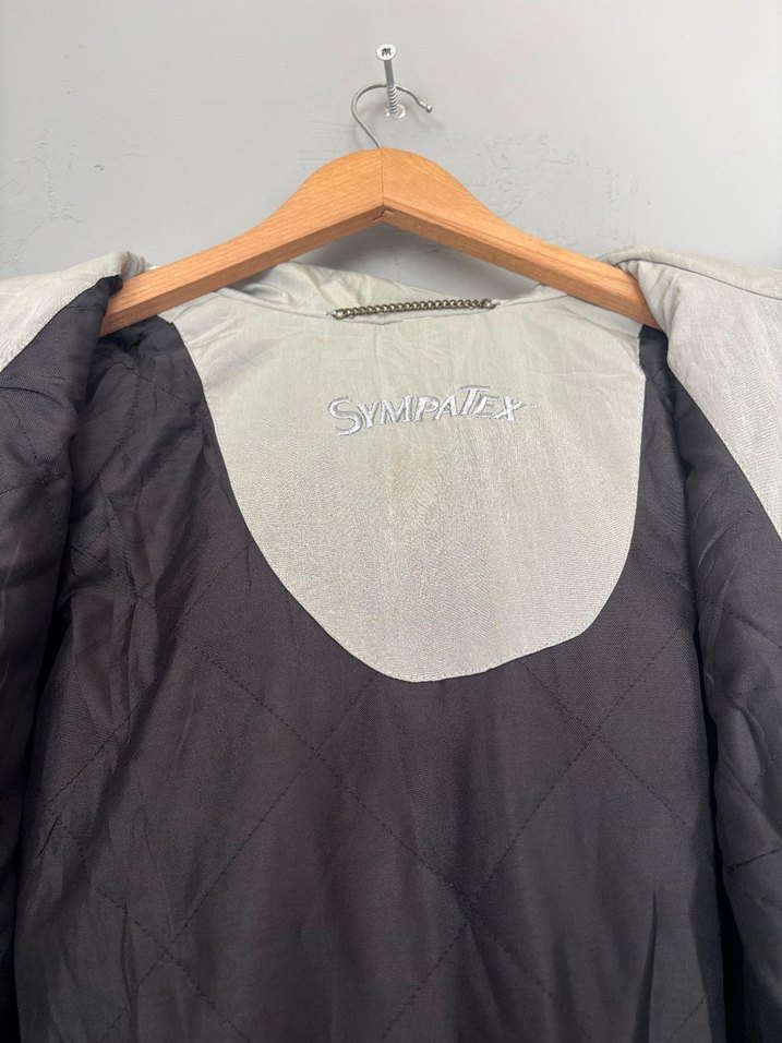 vintage uzun yağmurluk kaban ceket sympatex - Görsel 3