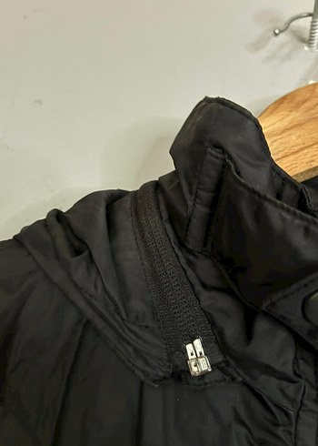 vintage oversize uzun yağmurluk mont - Görsel 8