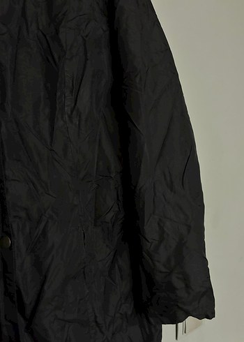 vintage oversize uzun yağmurluk mont - Görsel 7