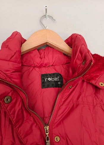 vintage uzun şişme mont yağmurluk kaban - Görsel 6