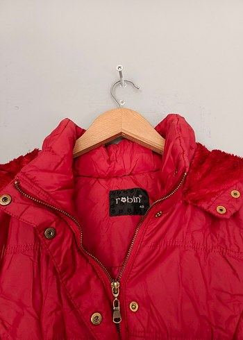 vintage uzun şişme mont yağmurluk kaban - Görsel 4