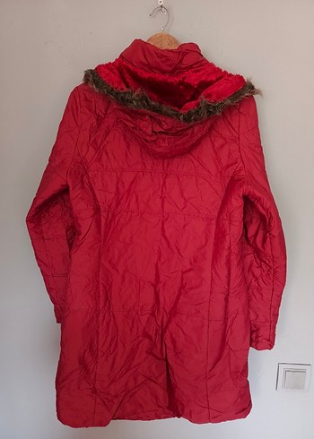 vintage uzun şişme mont yağmurluk kaban - Görsel 3