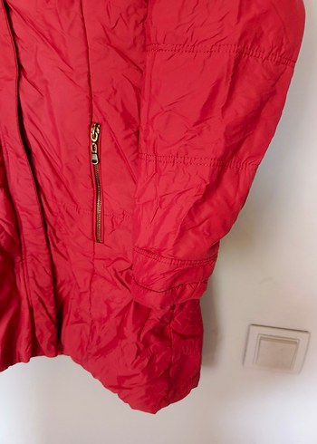 vintage uzun şişme mont yağmurluk kaban - Görsel 7