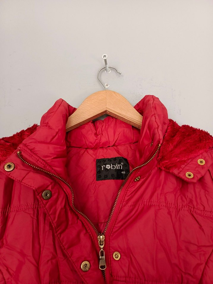 vintage uzun şişme mont yağmurluk kaban - Görsel 4