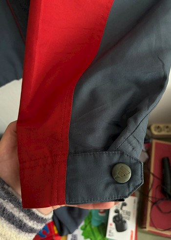 vintage oversize 90s yağmurluk ceket - Görsel 11