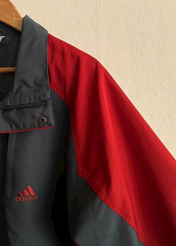 vintage oversize 90s yağmurluk ceket - Görsel 7