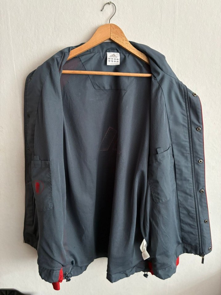 vintage oversize 90s yağmurluk ceket - Görsel 5