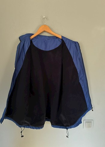 vintage oversize polar iç Y2K Yağmurluk ceket - Görsel 2