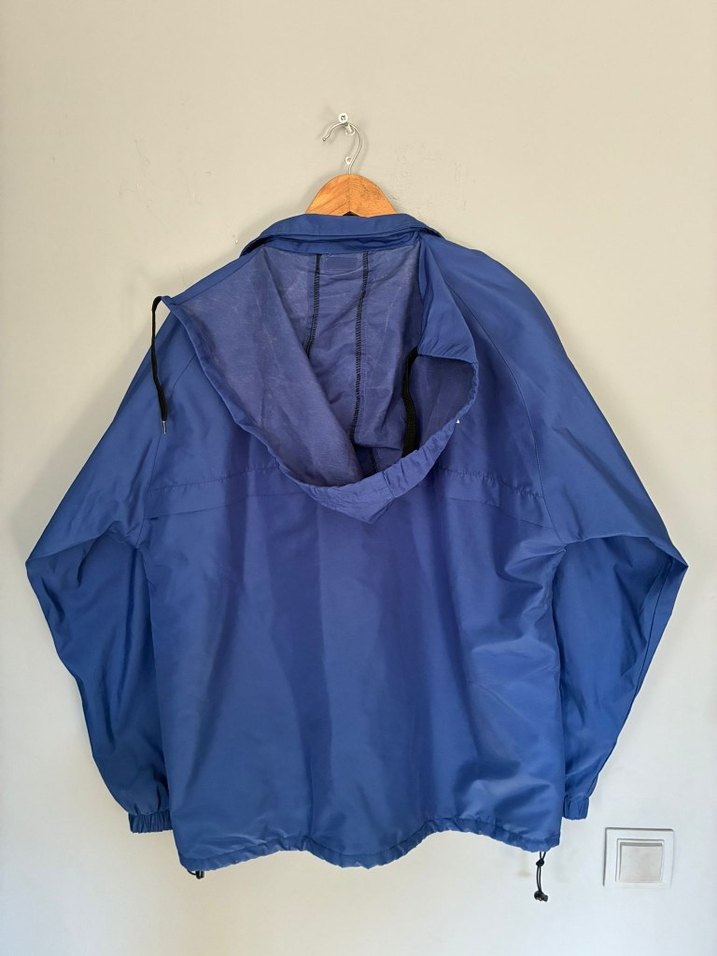 vintage oversize polar iç Y2K Yağmurluk ceket - Görsel 4