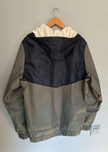 vintage oversize mont yağmurluk ceket - Görsel 5