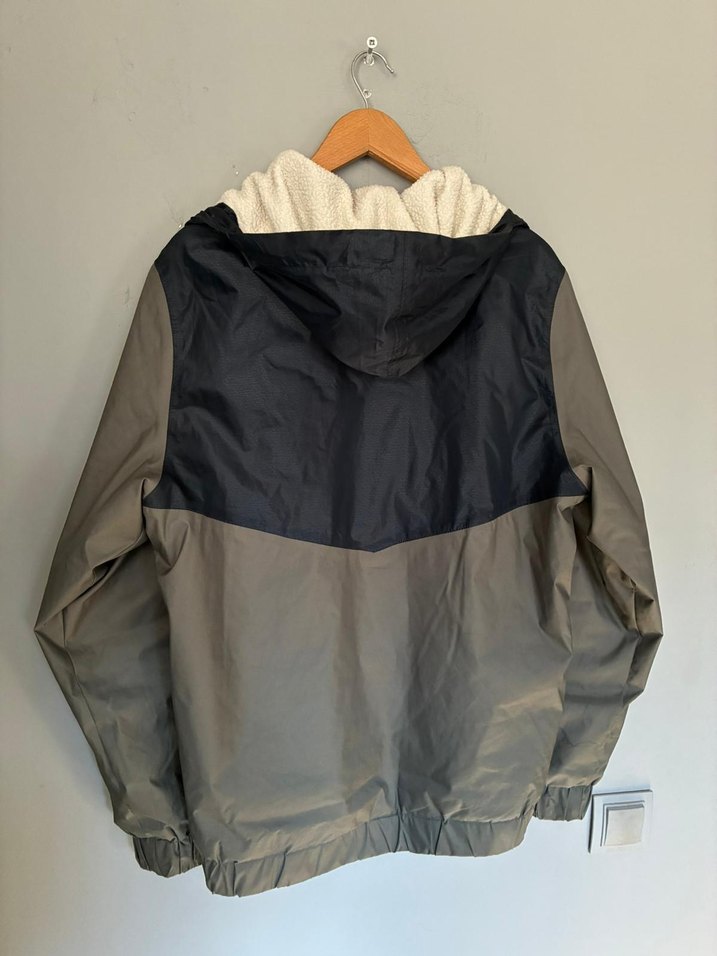 vintage oversize mont yağmurluk ceket - Görsel 5