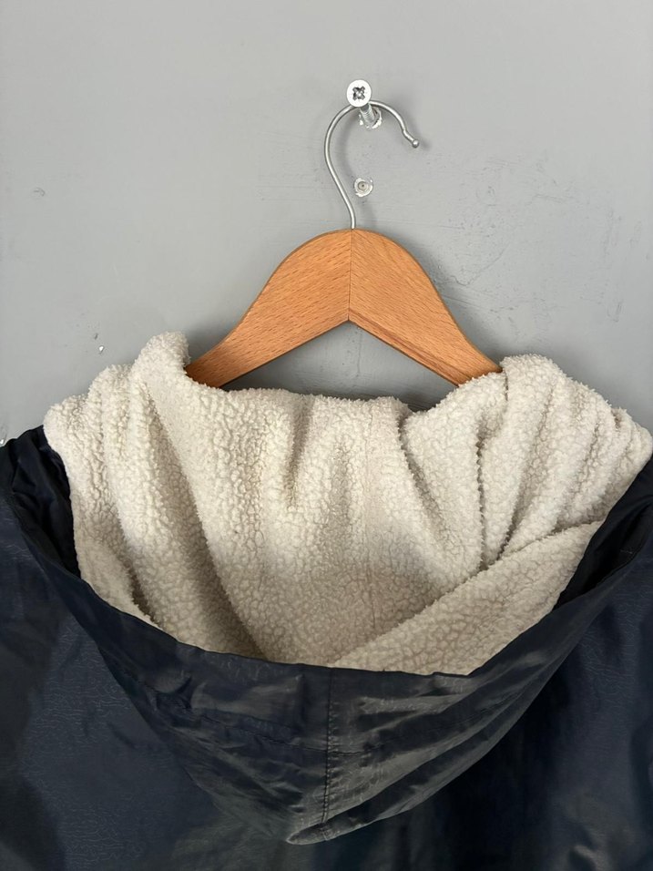 vintage oversize mont yağmurluk ceket - Görsel 4