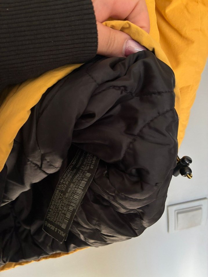 vintage kanguru şişme mont yağmurluk - Görsel 2