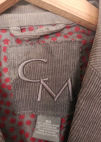 vintage kadife şık blazer ceket çiçek astar - Görsel 9