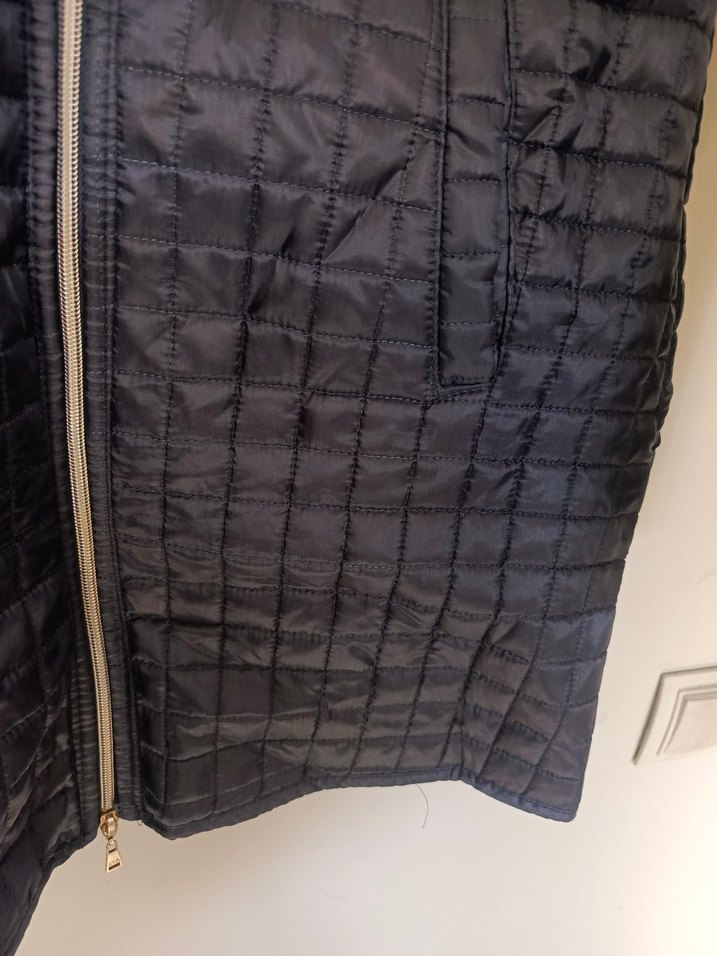 vintage kapüşonlu uzun kapitone Mont ceket - Görsel 4