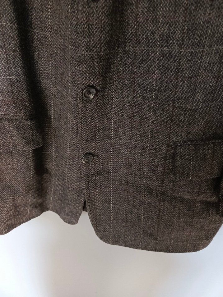 Vintage klasik takım elbise blazer Ceket - Görsel 4