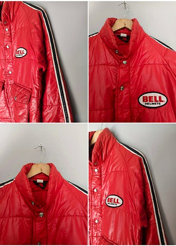 Vintage Swingster Bell Helmets Yarış
şişme oversize motor montu - Görsel 4