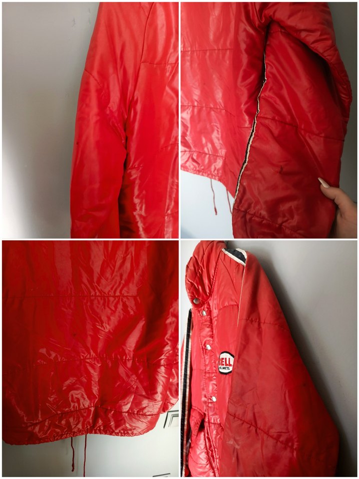 Vintage Swingster Bell Helmets Yarış
şişme oversize motor montu - Görsel 3