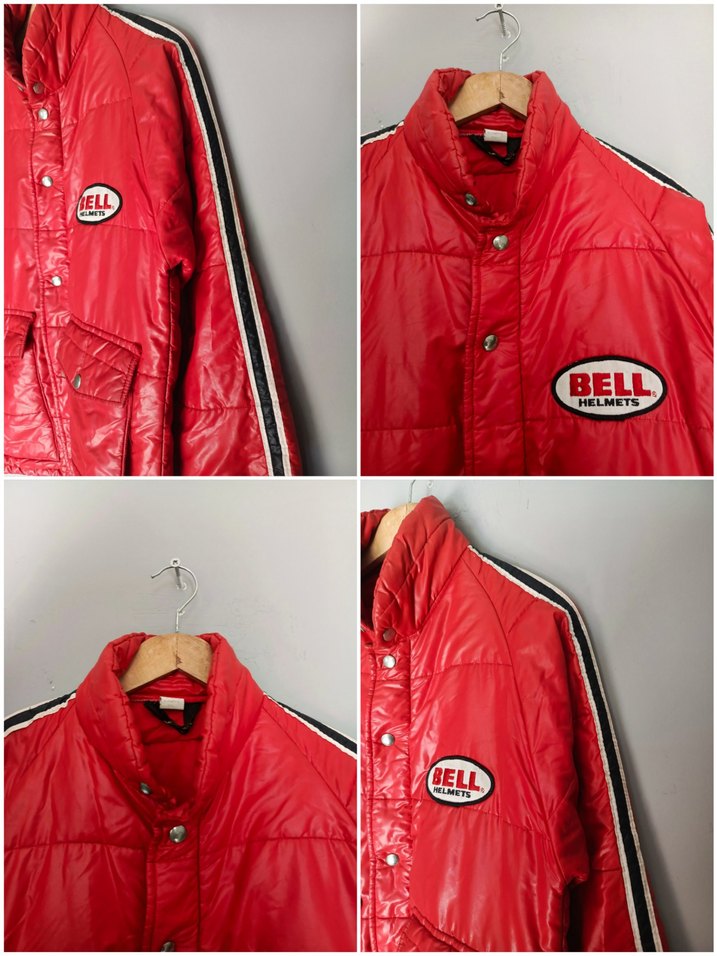 Vintage Swingster Bell Helmets Yarış
şişme oversize motor montu - Görsel 4