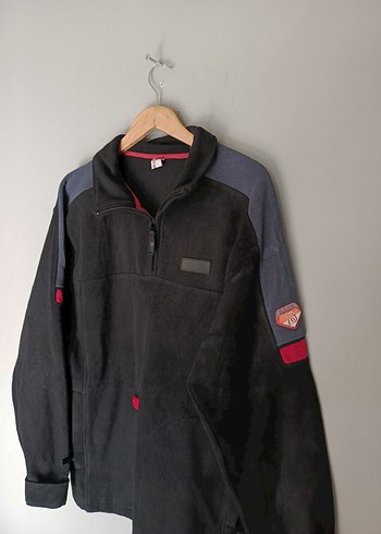 vintage oversize outdoor polar sweatshirt - Görsel 4