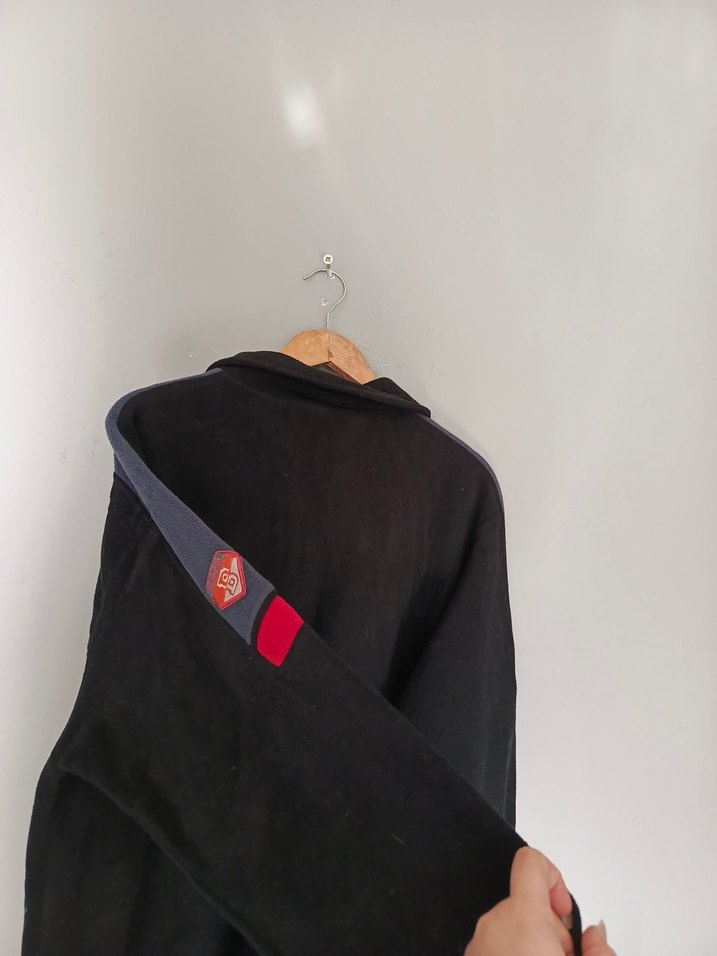 vintage oversize outdoor polar sweatshirt - Görsel 5