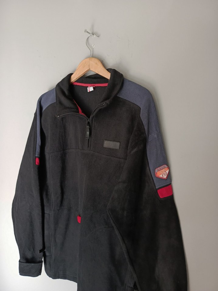 vintage oversize outdoor polar sweatshirt - Görsel 4