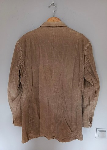 vintage kadife klasik blazer ceket mont - Görsel 8