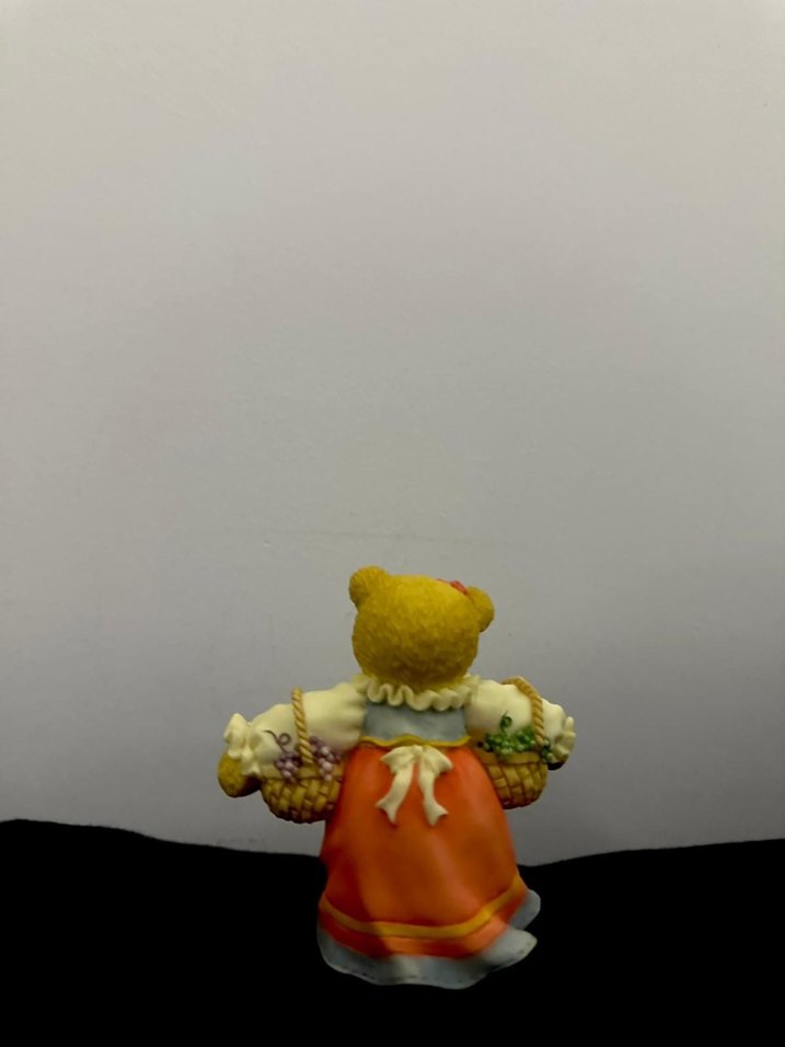 Cherished Teddies İtalyan üzüm detaylark ile şahane bir biböo - Görsel 2