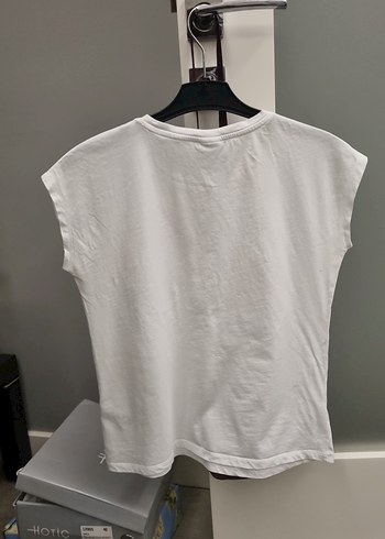 Polo Kız Çocuk Payetli Kelebek Baskılı Tişört - Görsel 3