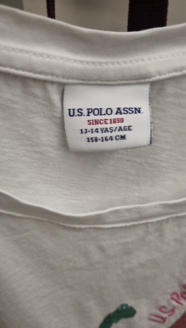 Polo Kız Çocuk Payetli Kelebek Baskılı Tişört - Görsel 4